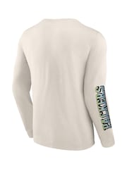 Fanatics 100% Cotton NFL Bay Packers Gradient Long Sleeve Crew White T-Shirt - Image 3 of 3