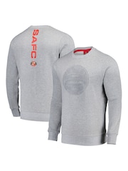 Fanatics Grey Sunderland Boucle Graphic Crew Neck Sweater - Image 1 of 3