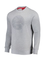 Fanatics Grey Sunderland Boucle Graphic Crew Neck Sweater - Image 3 of 3