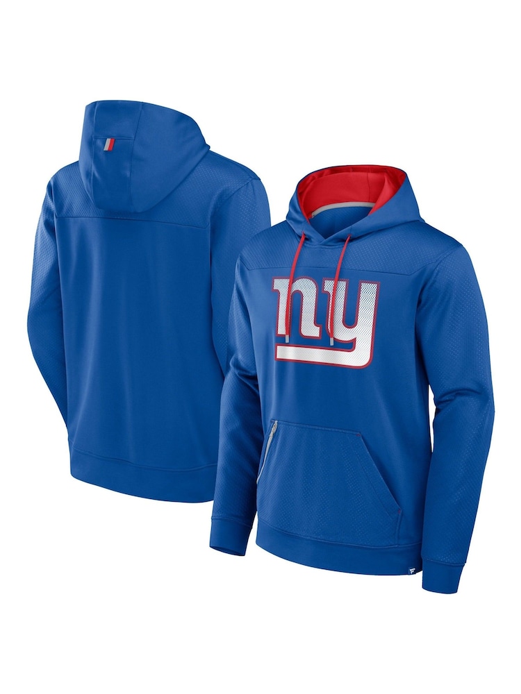 Fanatics Blue NFL New York Giants Defender Dot Faded Primary Fleece Hoodie - Image 1 of 3 Fanatics Blue NFL New York Giants Defender Dot Faded Primary Fleece Hoodie - Image 1 of 3
