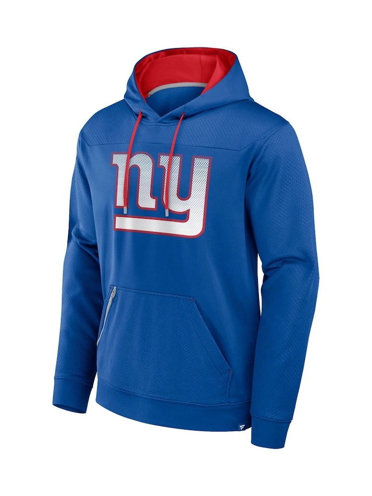 Fanatics Blue NFL New York Giants Defender Dot Faded Primary Fleece Hoodie - Image 3 of 3 Fanatics Blue NFL New York Giants Defender Dot Faded Primary Fleece Hoodie - Image 3 of 3