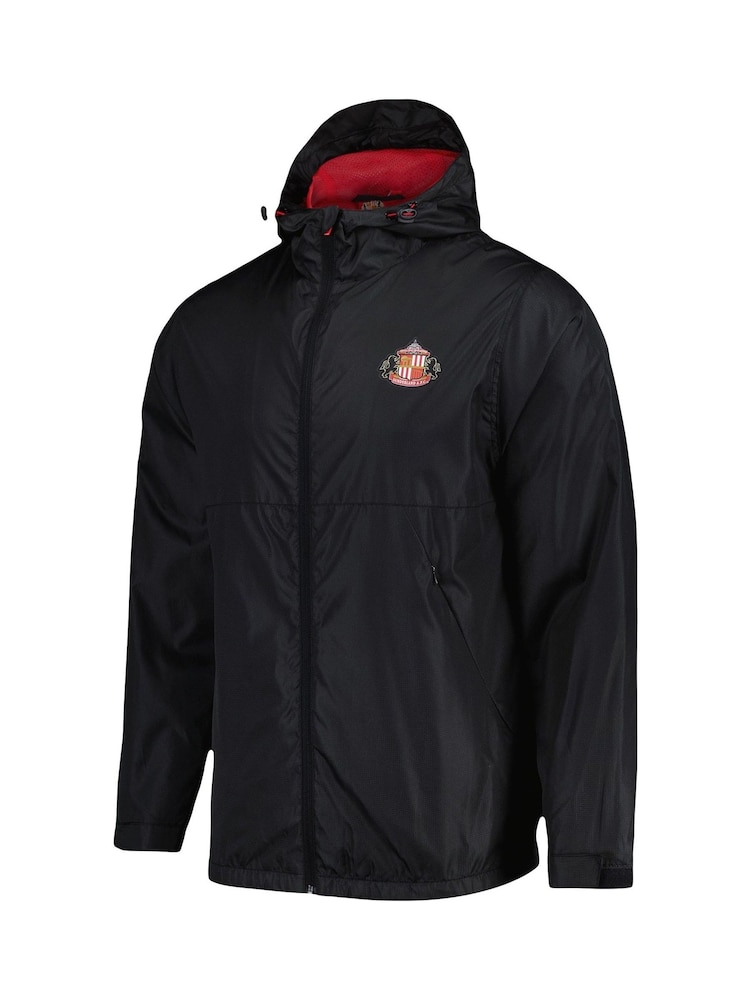 Fanatics Sunderland Core Shower Black Jacket - Image 2 of 3