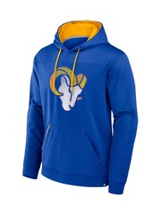 Fanatics Blue NFL Los Angeles Rams Defender Dot Faded Primary Fleece Hoodie - Image 2 of 3