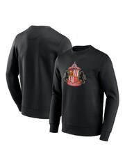 Fanatics Sunderland Essentials Primary Logo Crew Black Sweatshirt - Image 1 of 3