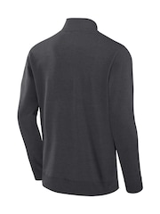 Fanatics NFL Green Bay Packers Gradient 1/2 Zip Crew Black Sweatshirt - Image 3 of 3