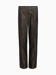 AllSaints Black Aleida Lux Trousers - Image 6 of 6