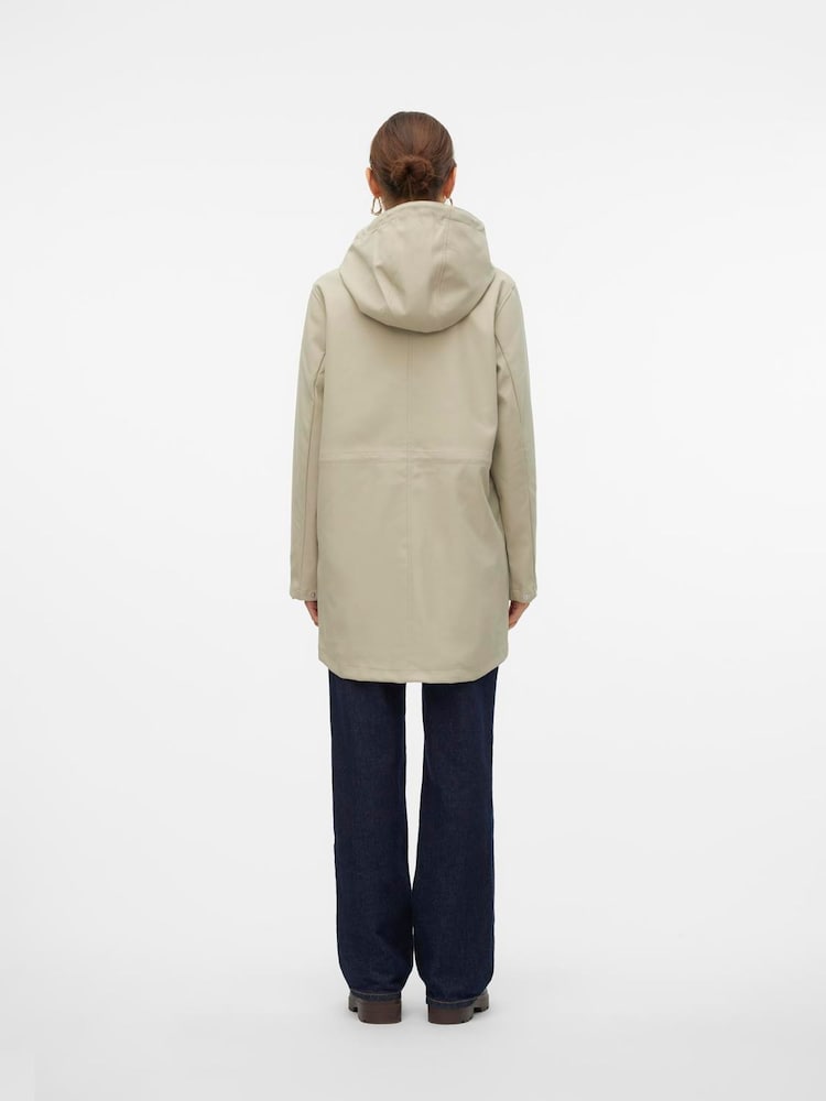 VERO MODA Grey Light Water Resistant Jacket - Image 3 of 5