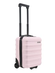 Cabin Max Pale Pink Anode Underseat Two Wheel Case 40x30x20cm - Image 1 of 4
