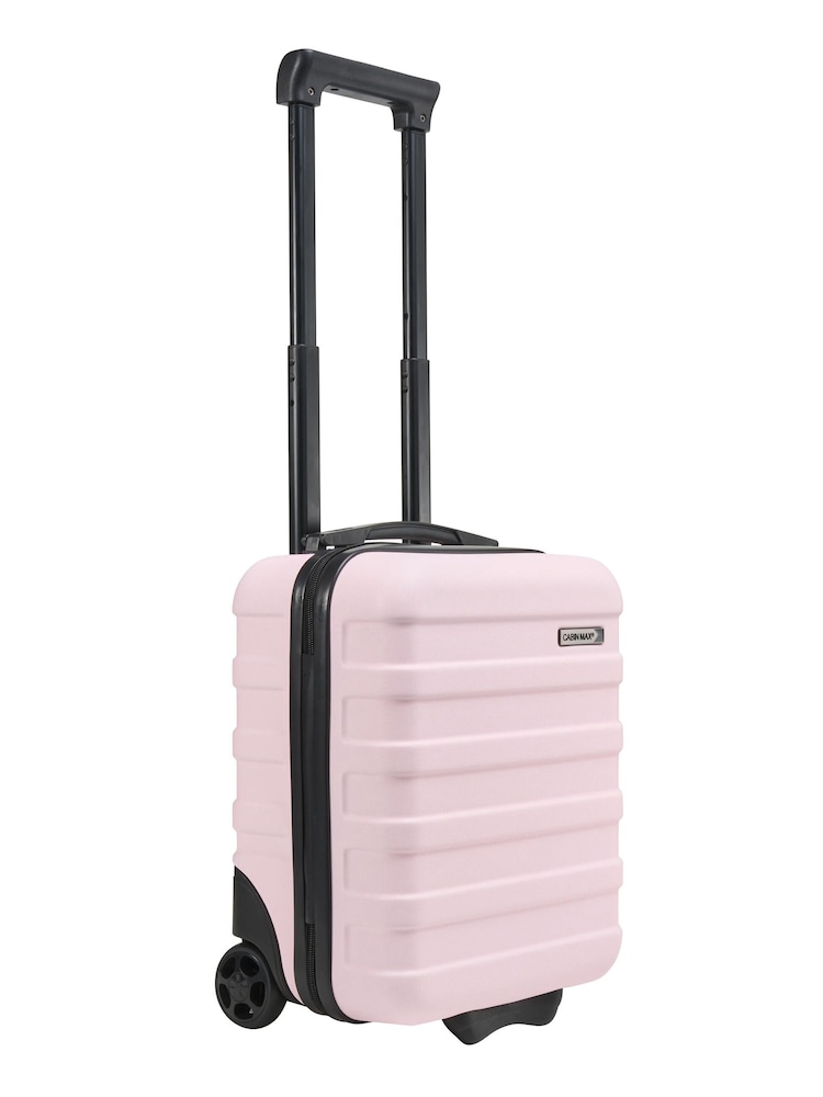 Cabin Max Pale Pink Anode Underseat Two Wheel Case 40x30x20cm - Image 1 of 4 Cabin Max Pale Pink Anode Underseat Two Wheel Case 40x30x20cm - Image 1 of 4