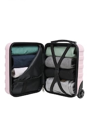 Cabin Max Pale Pink Anode Underseat Two Wheel Case 40x30x20cm - Image 4 of 4
