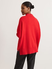Phase Eight Red Alice Wool Cashmere Jumper - Image 2 of 7