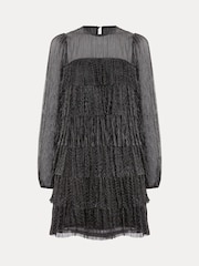 Phase Eight Black Nika Shimmer Dress - Image 6 of 6