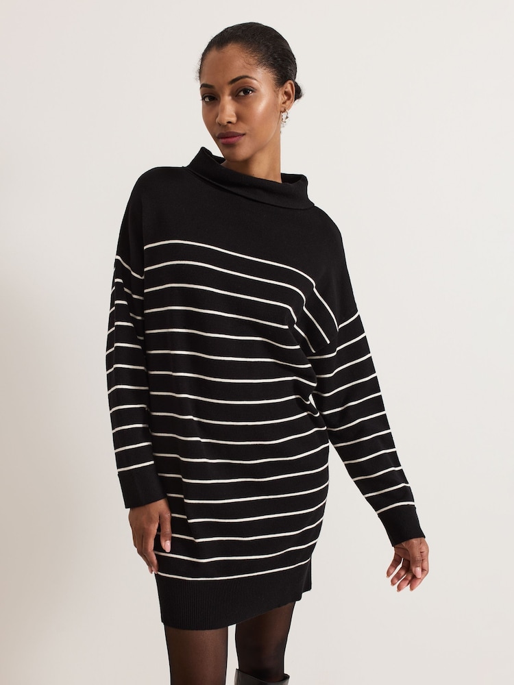 Phase Eight com Stripe decote funil Skylar  Jumper Dress - Imagem 1 de 7
