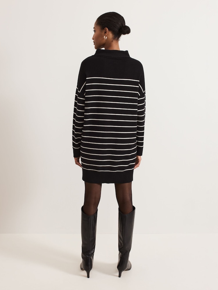 Phase Eight com Stripe decote funil Skylar  Jumper Dress - Imagem 2 de 7