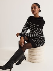 Phase Eight com Stripe decote funil Skylar  Jumper Dress - Imagem 6 de 7