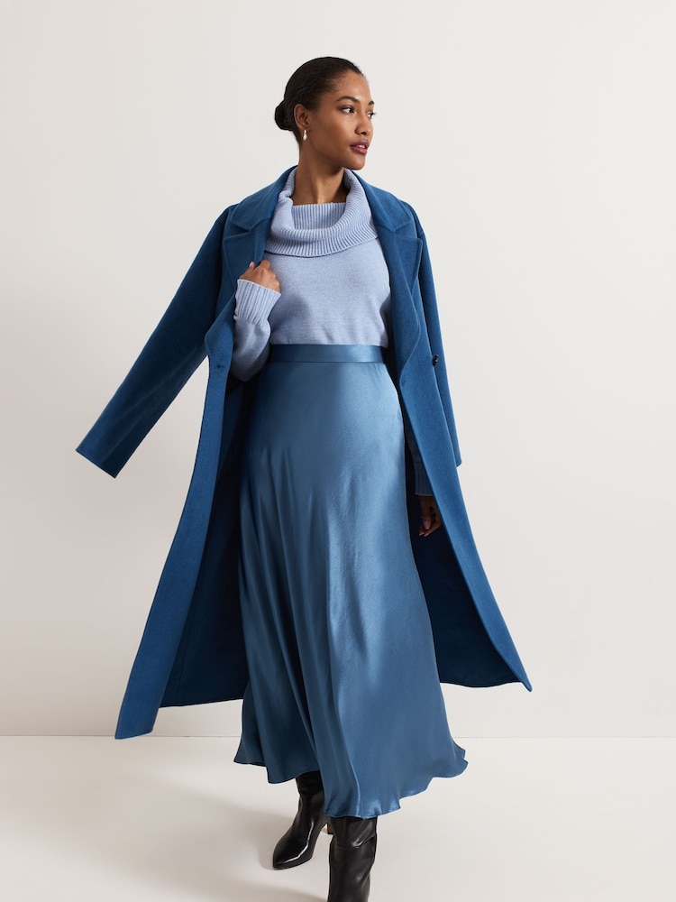 Phase Eight Blue Dara Chunky Cowl Neck Jumper - Image 7 of 7 Phase Eight Blue Dara Chunky Cowl Neck Jumper - Image 7 of 7
