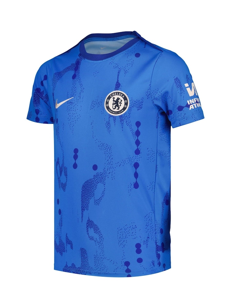 Nike Blue Kids Chelsea Academy Pro Pre Match Top - Image 2 of 3