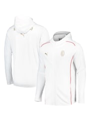 Puma White AC Milan Casuals Hooded Jacket - Image 1 of 3