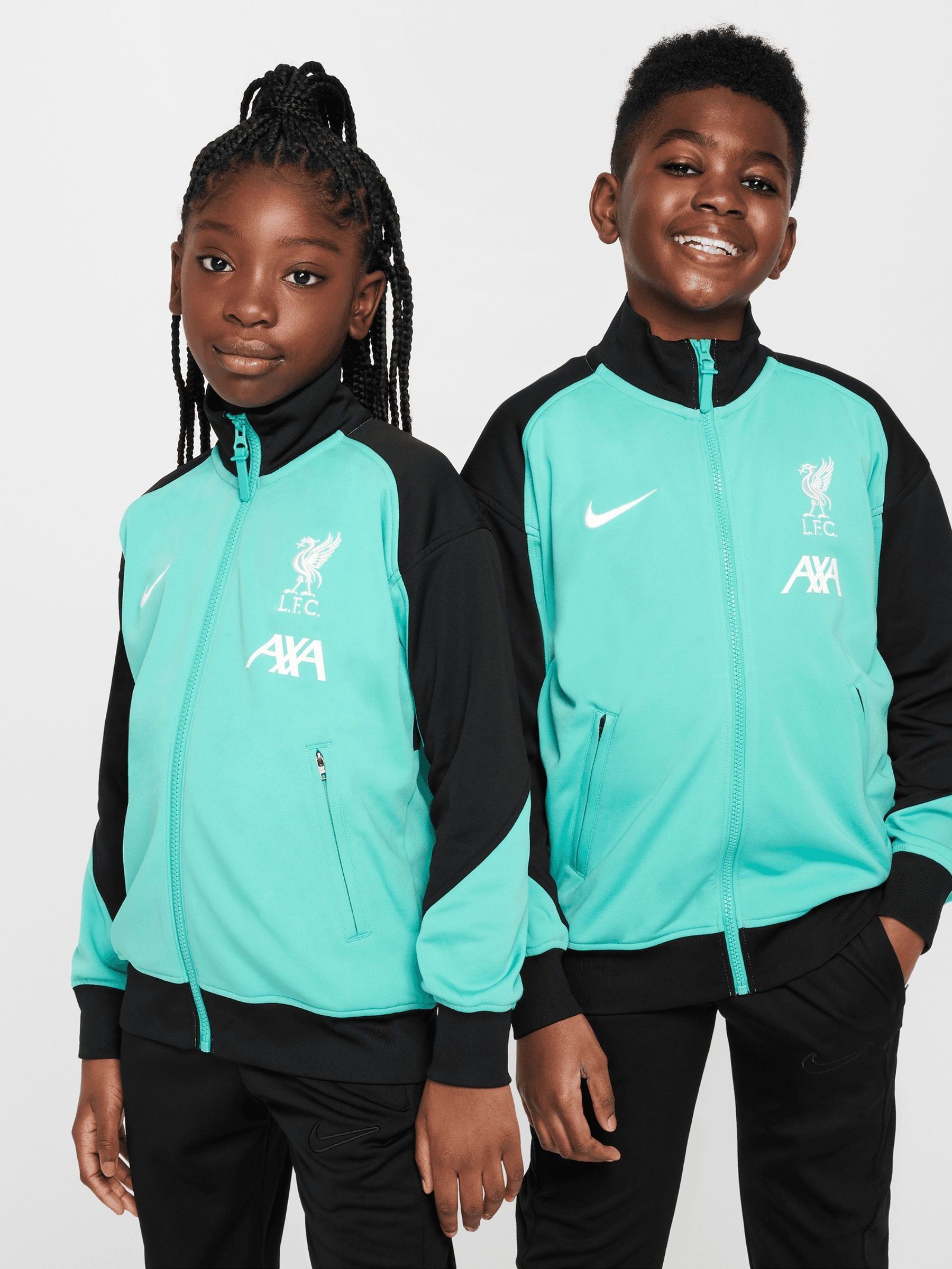 Buy Nike Green Kids Liverpool Anthem Jacket from Next Luxembourg