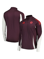 adidas Red FC Bayern Training Winterised Sweat Top - Image 1 of 3