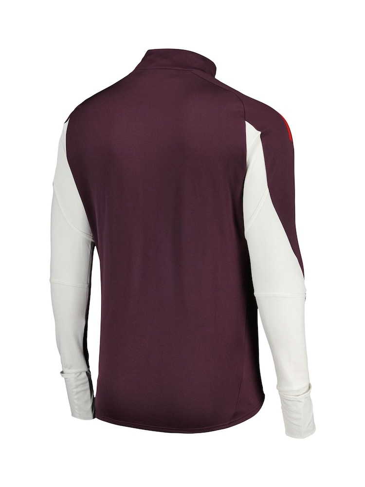 adidas Red FC Bayern Training Winterised Sweat Top - Image 3 of 3