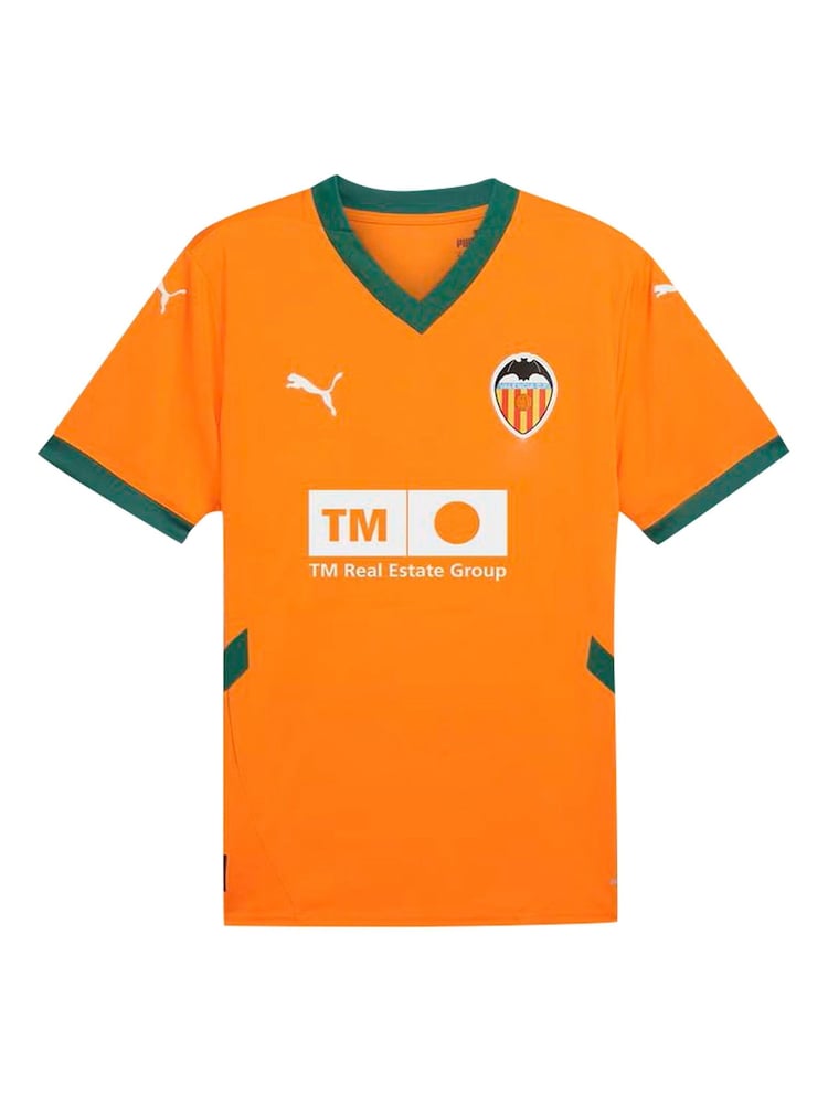 Puma Orange Kids Valencia Third Shirt 2024-25 - Image 2 of 3 Puma Orange Kids Valencia Third Shirt 2024-25 - Image 2 of 3