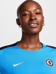 Nike Blue Womens Chelsea Strike Crew Top - Image 3 of 5