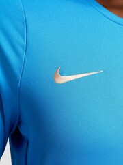 Nike Blue Womens Chelsea Strike Crew Top - Image 4 of 5