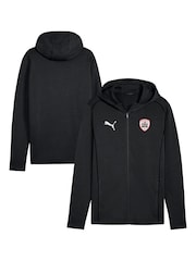 Puma Black Barnsley Casual Hooded Jacket - Image 1 of 3