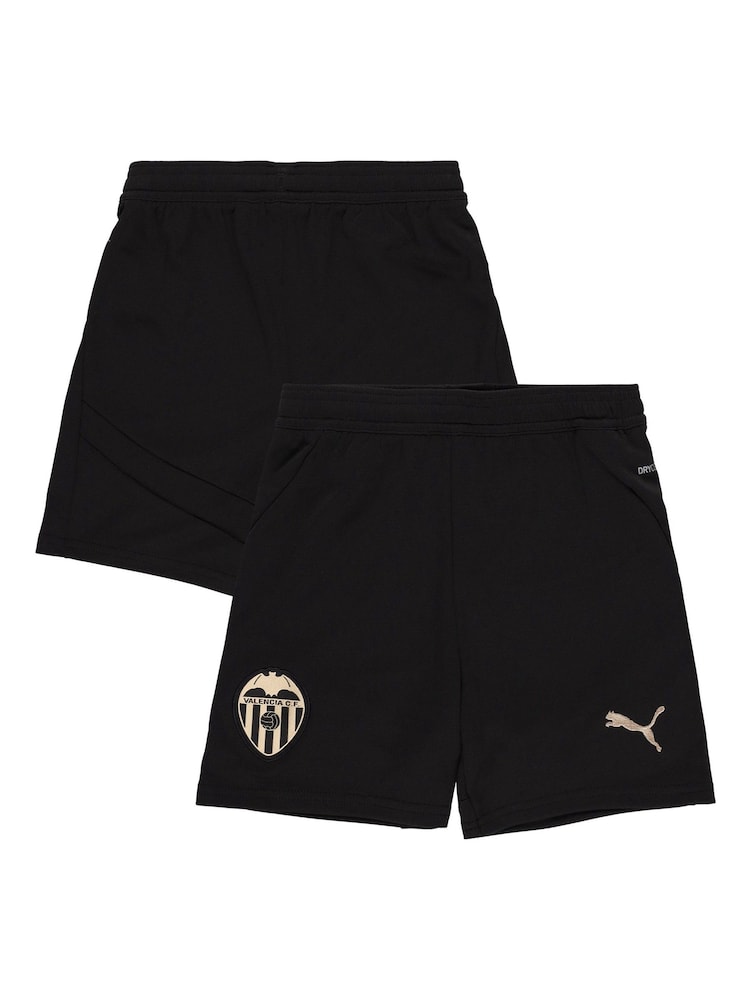Puma Black Kids Valencia Home Shorts 2024-25 - Image 1 of 3