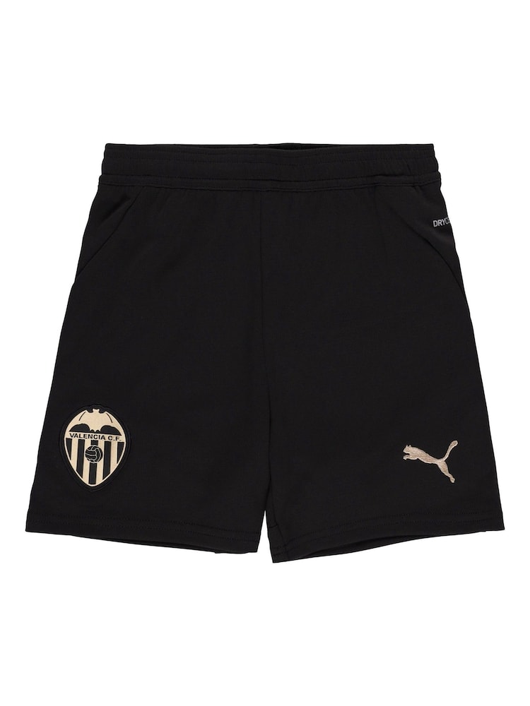Puma Black Kids Valencia Home Shorts 2024-25 - Image 2 of 3