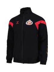 Hummel Black Sunderland Hummel Travel Woven Jacket - Image 3 of 3