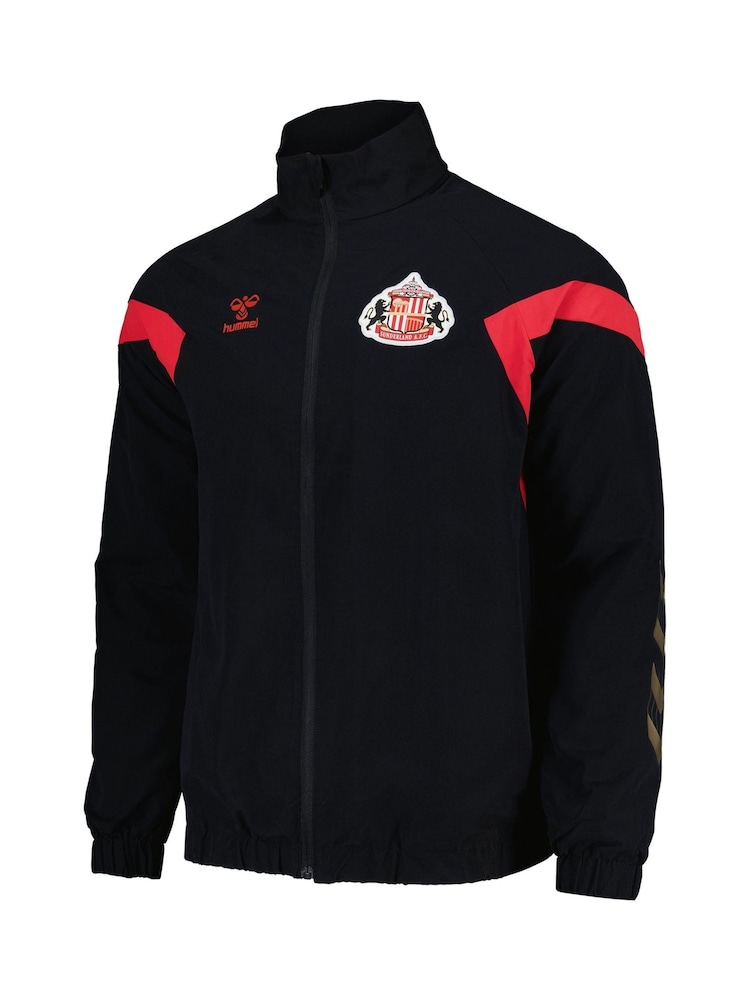 Hummel Black Sunderland Hummel Travel Woven Jacket - Image 3 of 3