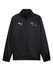 Puma Black Derby County Training All Weather Jacket - Image 2 of 3