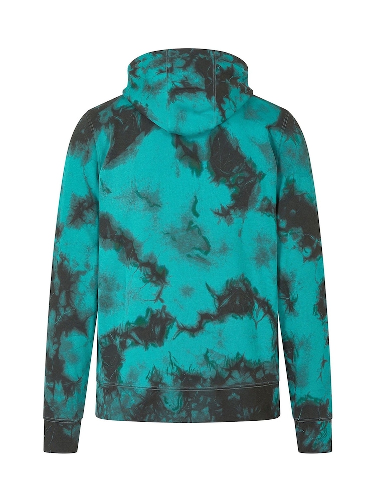 Fanatics Green Mercedes AMG Petronas Tie Dye Hoodie - Image 2 of 3