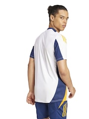 adidas White Real Madrid Training Jersey - Image 2 of 5