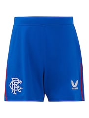 Castore Blue Kids Glasgow Rangers Away Shorts 2024-25 - Image 2 of 4