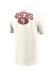Fanatics Cream NFL San Francisco 49ers Short Sleeve Essential 100% Cotton T-Shirt - Image 1 of 3