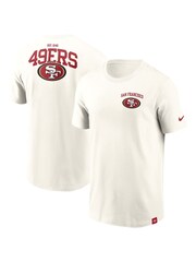 Fanatics Cream NFL San Francisco 49ers Short Sleeve Essential 100% Cotton T-Shirt - Image 3 of 3