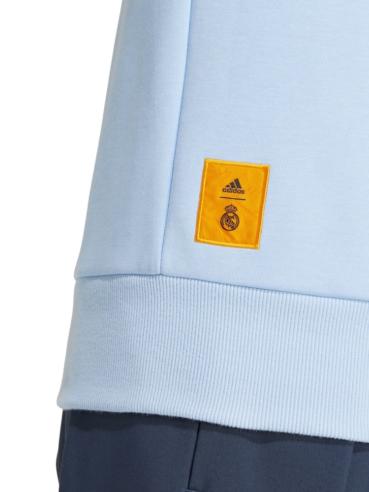 adidas Real Madrid DNA Full Zip Hoodie - Image 3 of 3