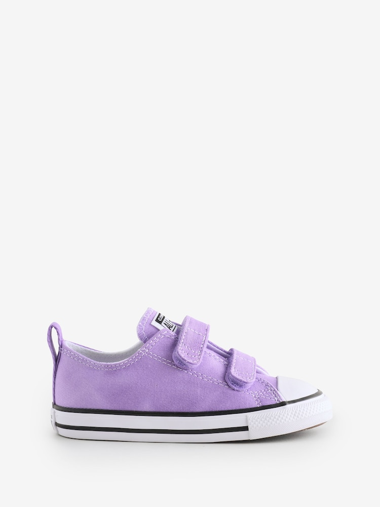 Converse Purple Infant Chuck Taylor Tie Die 2V Easy On Trainers - Image 1 of 9 Converse Purple Infant Chuck Taylor Tie Die 2V Easy On Trainers - Image 1 of 9