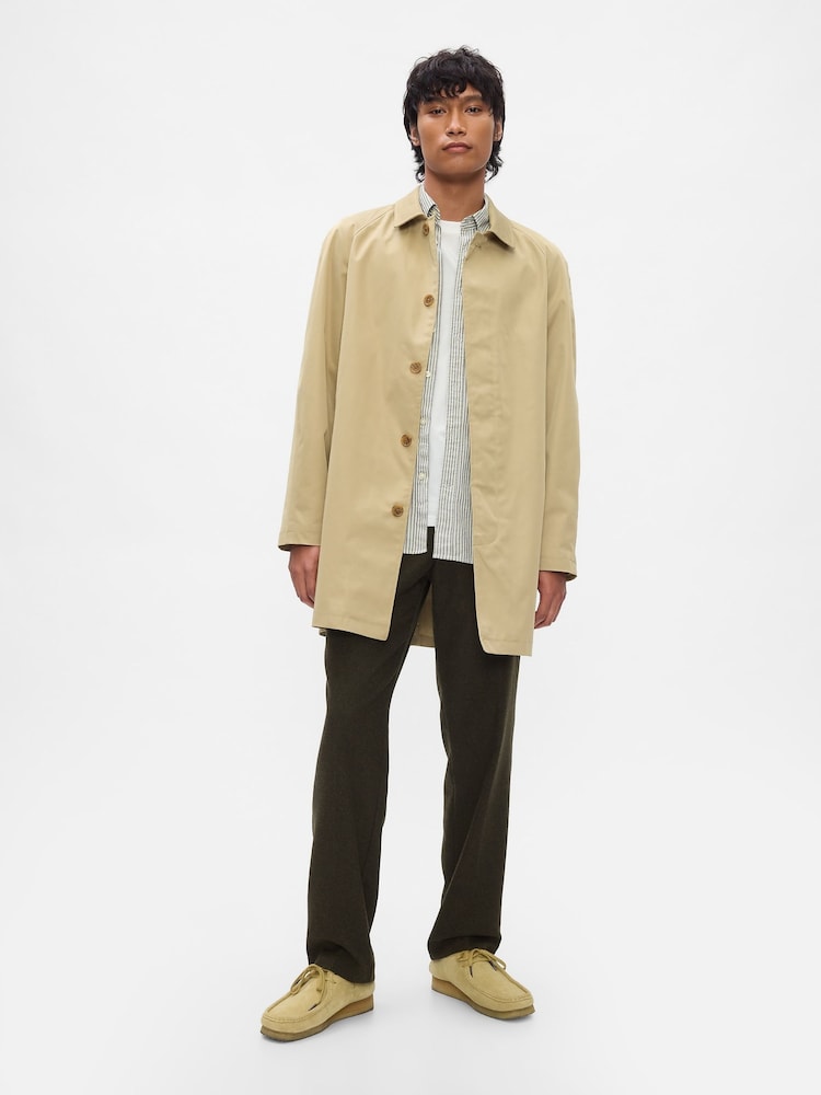 Gap Green 365 Straight Fit Trousers - Image 1 of 4