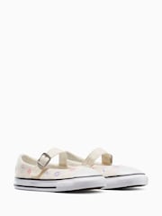 Converse Cream Infant Chuck Taylor Dainty Mary Jane Shoes - Image 3 of 14