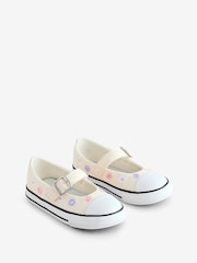 Converse Cream Infant Chuck Taylor Dainty Mary Jane Shoes - Image 4 of 14
