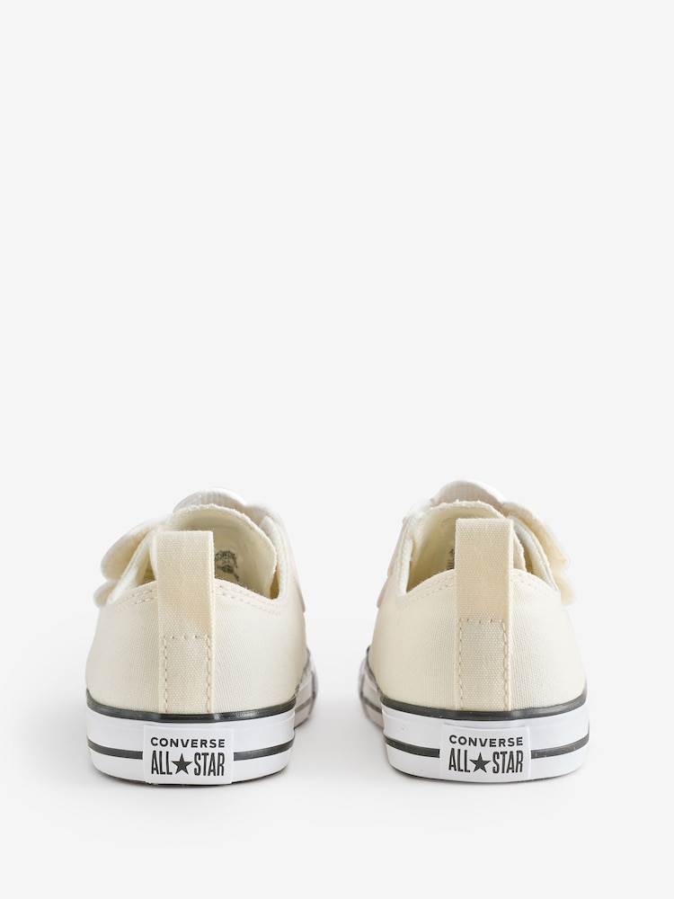Converse Cream Chuck Taylor All Star One Strap Trainers - Image 4 of 9