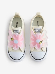Converse Cream Chuck Taylor All Star One Strap Trainers - Image 5 of 9