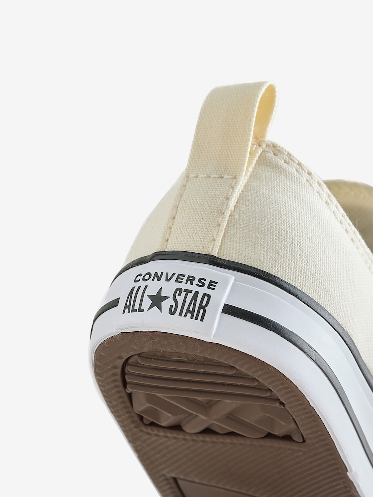 Converse Cream Chuck Taylor All Star One Strap Trainers - Image 8 of 9