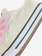 Converse Cream Chuck Taylor All Star One Strap Trainers - Image 9 of 9