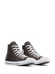 Converse Grey Chuck Taylor All Star High Trainers - Image 3 of 7