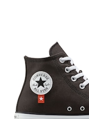 Converse Grey Chuck Taylor All Star High Trainers - Image 7 of 7
